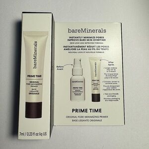 Bare Minerals Prime Time Original Pore Minimizing Makeup Primer Mini .23oz 7ml